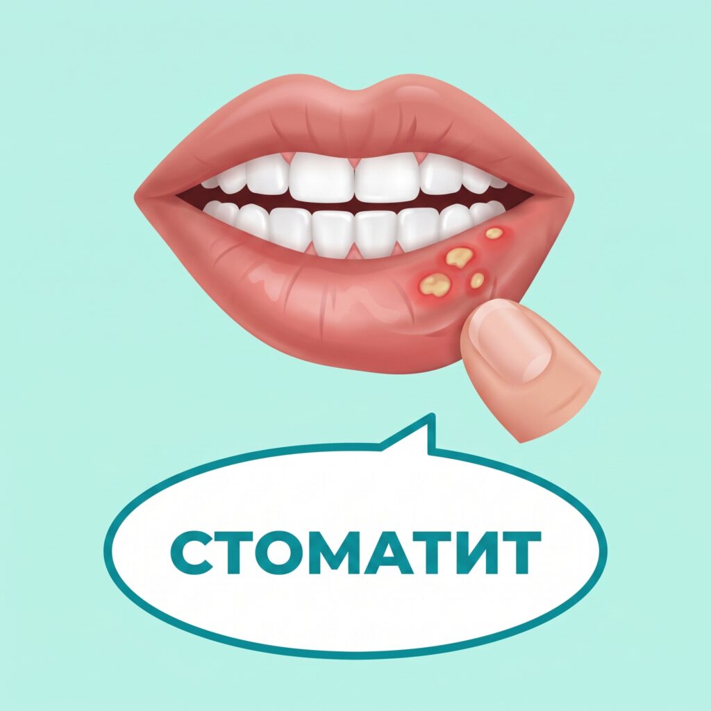 Детский стоматит (фото). Причины, лечение.